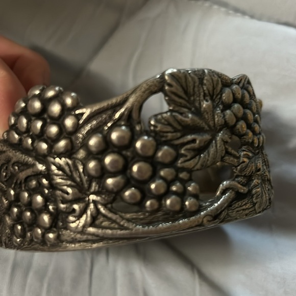 Glass wine decor & classic Chardonnay candle with holder - Picture 12 of 13